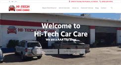 Desktop Screenshot of hi-techcarcare.com